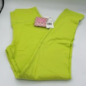 Ascot and Hart bright yellow green leggings Size XS, NWT, stretchy, Orig $28
